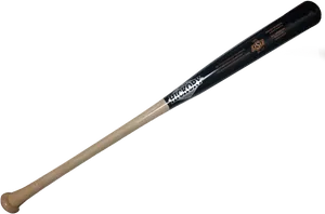 Professional Wooden Baseball Bat PNG image