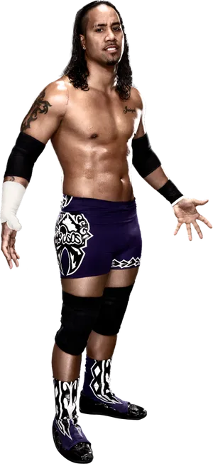 Professional Wrestler Pose PNG image