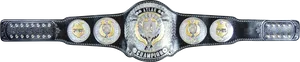 Professional Wrestling Championship Belt PNG image