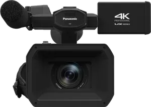 Professional4 K Panasonic Camera PNG image