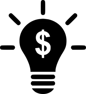 Profitable Idea Light Bulb Icon PNG
