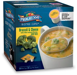Progresso Bistro Cups Broccoli Cheese Soup Packaging