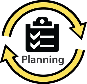 Project Planning Cycle Icon PNG image