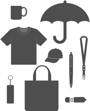 Promotional_ Items_ Set_ Vector PNG