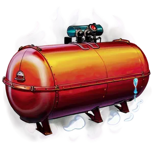 Propane Tank Sticker PNG 06282024