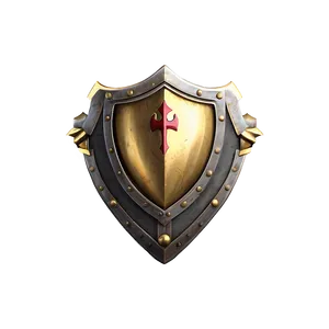 Protector's Gold Shield Png 06282024 PNG image