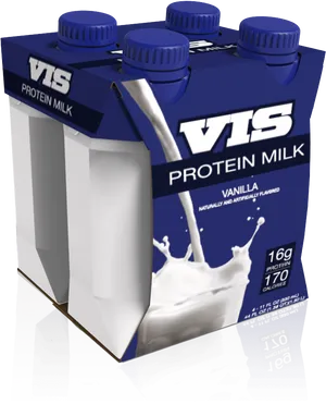 Protein Milk Carton Vanilla Flavor PNG image