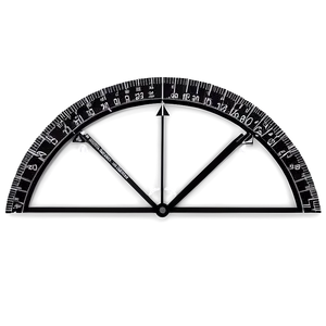 Protractor Outline Png Mgl84 PNG image