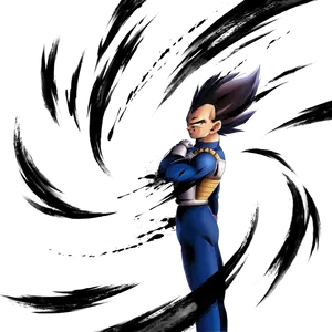 Proud Saiyan Prince Vegeta PNG image