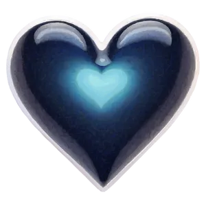 Prussian Blue Heart Emoji PNG Pph PNG