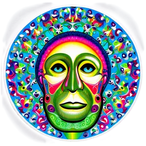 Psychedelic Art Drawing PNG Wlu73