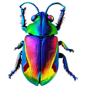 Psychedelic Beetle Visual PNG Fgw9 PNG