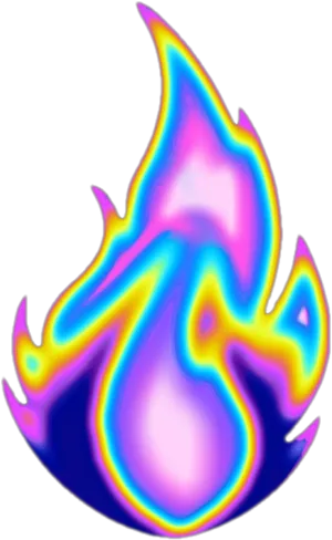 Psychedelic Flame Art