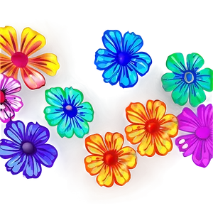 Psychedelic Floral Pattern PNG 06132024 PNG