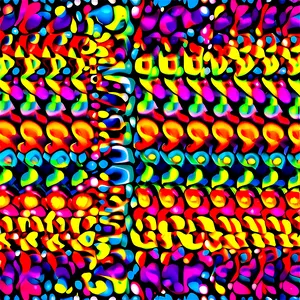 Psychedelic Lets Glow Crazy Pattern PNG 61