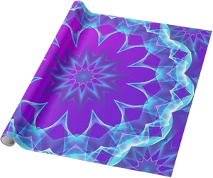 Psychedelic Mandala Pattern PNG image