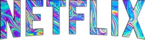Psychedelic Netflix Logo PNG image