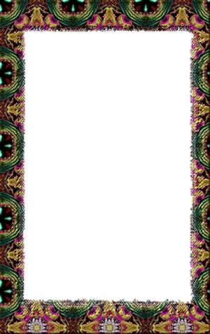 Psychedelic Pattern Frame