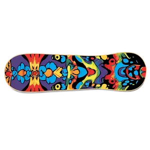 Psychedelic Skateboard Deck Artwork Png 06282024 PNG image