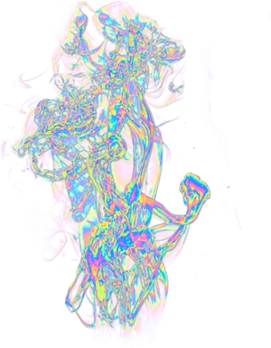 Psychedelic Smoke Art PNG image