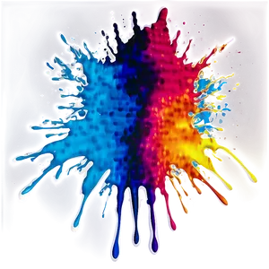 Psychedelic Spray Paint Art PNG Tak PNG