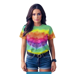 Psychedelic T-shirt Graphic PNG Dvj57