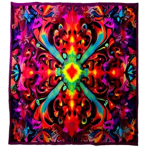 Psychedelic Tapestry Png Lab PNG image