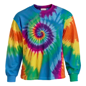 Psychedelic Tie Dye Shirt Png 06282024 PNG image