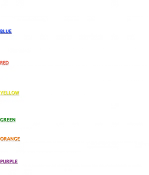 Psychological Effectsof Colors Infographic PNG image