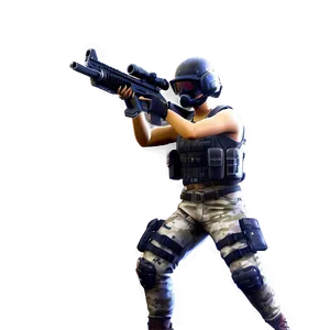 Pubg Character In Camo PNG Wxa