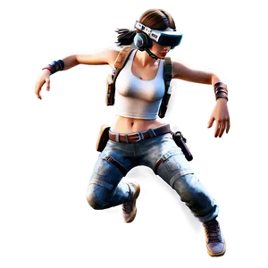 Pubg Character Jumping PNG 06262024