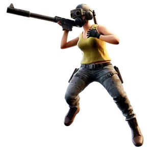Pubg Character Jumping PNG Vtu