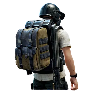 Pubg Character With Backpack PNG 06262024