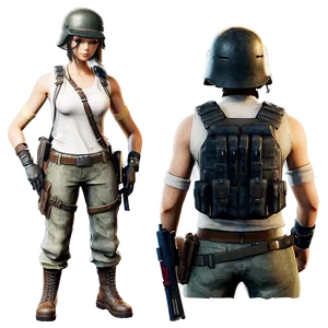 Pubg Character With Kar98k PNG 98 PNG