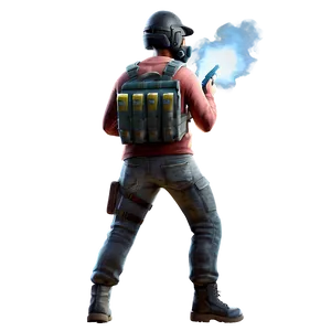 Pubg Character With Smoke Grenade PNG Anf28 PNG