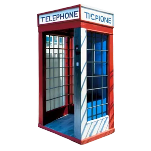 Public Telephone Booth PNG 05252024 PNG