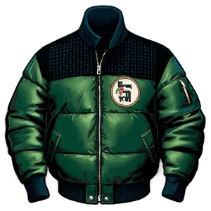 Puffer Style Bomber Jacket PNG 06282024