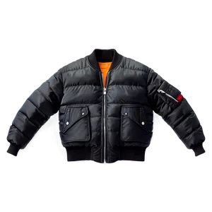 Puffer Style Bomber Jacket PNG 25 PNG