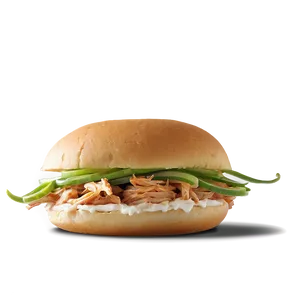 Pulled Chicken Sandwich PNG 59