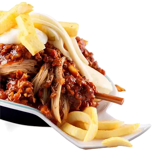 Pulled Pork Poutine Creation PNG 90 PNG