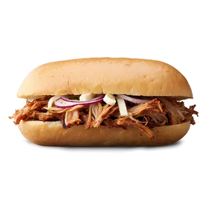 Pulled Pork Sandwich PNG 05232024