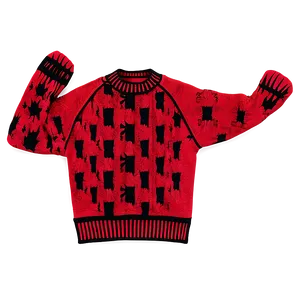 Pullover Red Sweater PNG 87