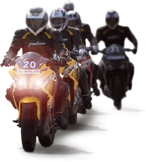 Pulsar Motorcycle Racing Team PNG image