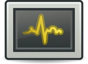 Pulse Graph Icon PNG image