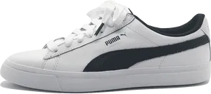 Puma Classic Sneaker White Black PNG image