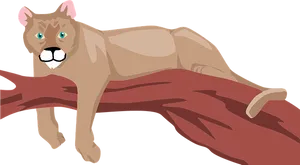 Puma Restingon Tree Branch