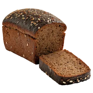 Pumpernickel Bread Slice Png 06132024 PNG image