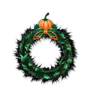 Pumpkin And Spice Wreath PNG 49