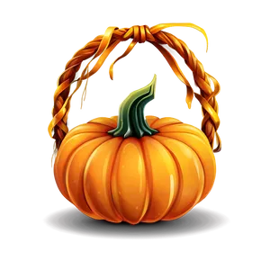 Pumpkin Basket Clipart PNG 06132024 PNG