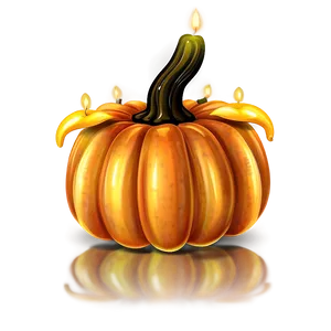 Pumpkin Candle Clipart PNG Bqp70 PNG